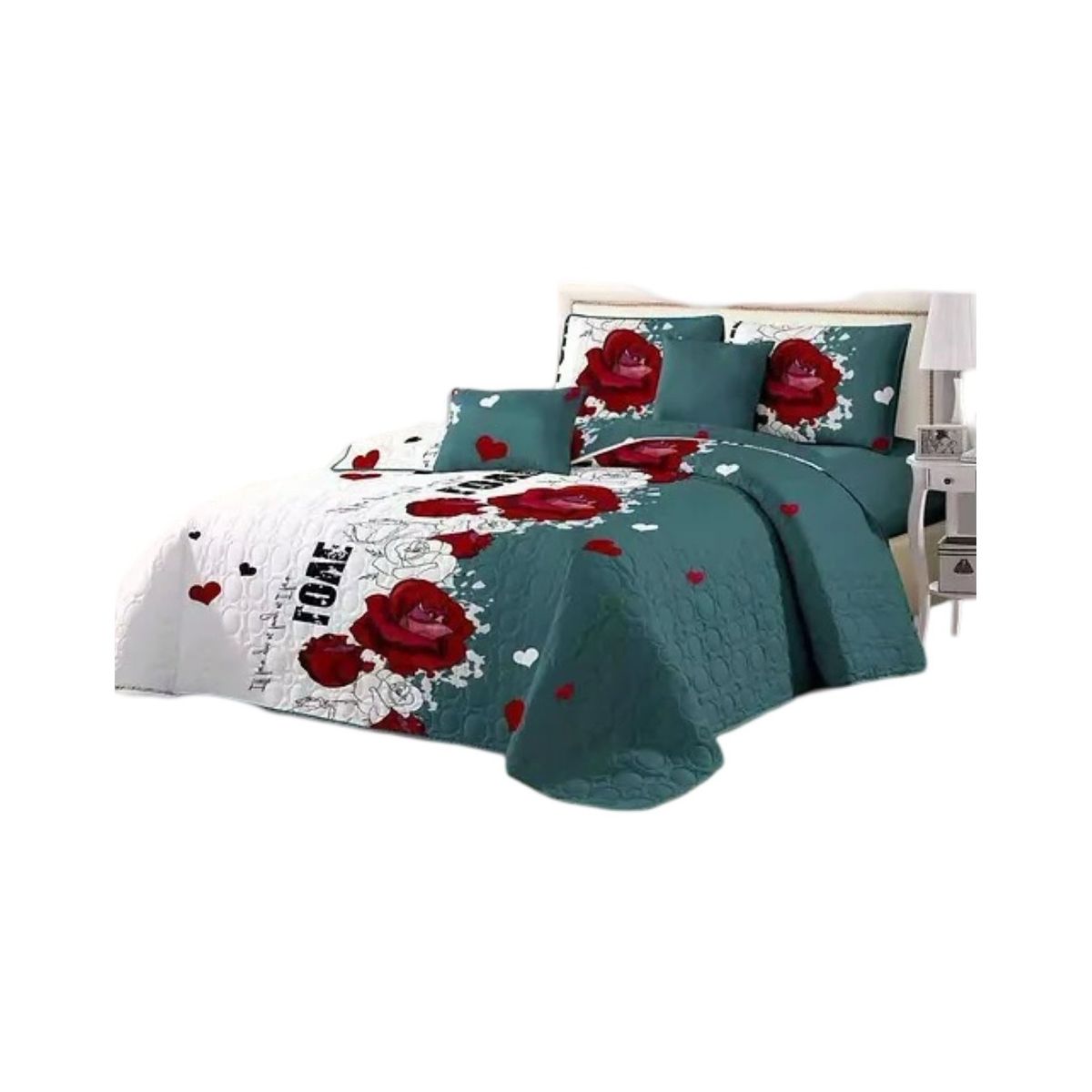 GENERICO - Cubrecama Quilt 2 Plazas Verano - Ligero y Suave E18