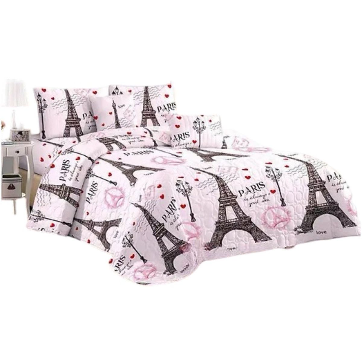 GENERICO - Cubrecama Quilt 2 Plazas Verano - Ligero y Suave E20