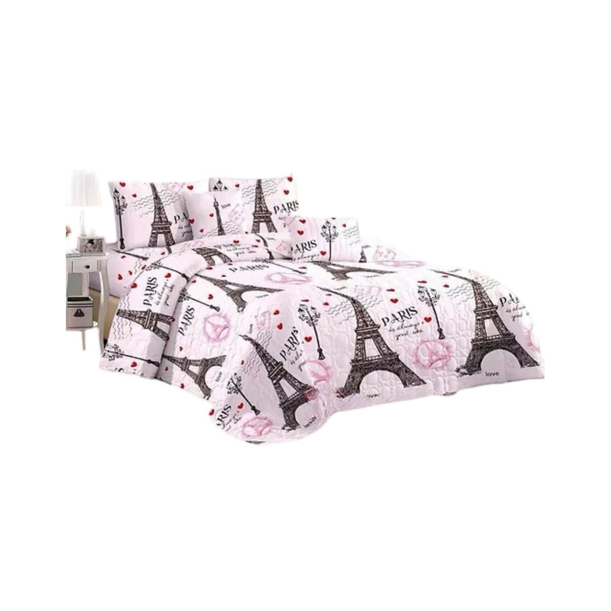 GENERICO - Cubrecama Quilt 2 Plazas Verano - Ligero y Suave E20