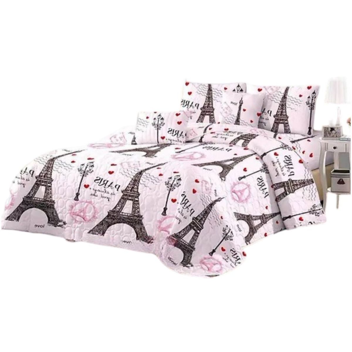 GENERICO - Cubrecama Quilt 2 Plazas Verano - Ligero y Suave E20