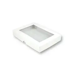 GENERICO - Pack 10 Cajas Para 6 Alfajores 19x14x3cm Con Visor/ventana