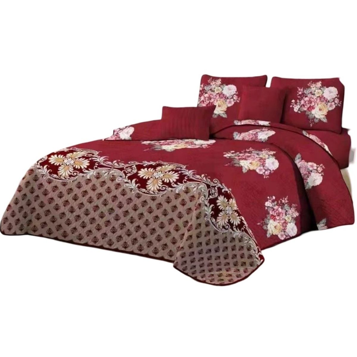 GENERICO - Quilt Reversible de Verano - Diseño Fresco D9