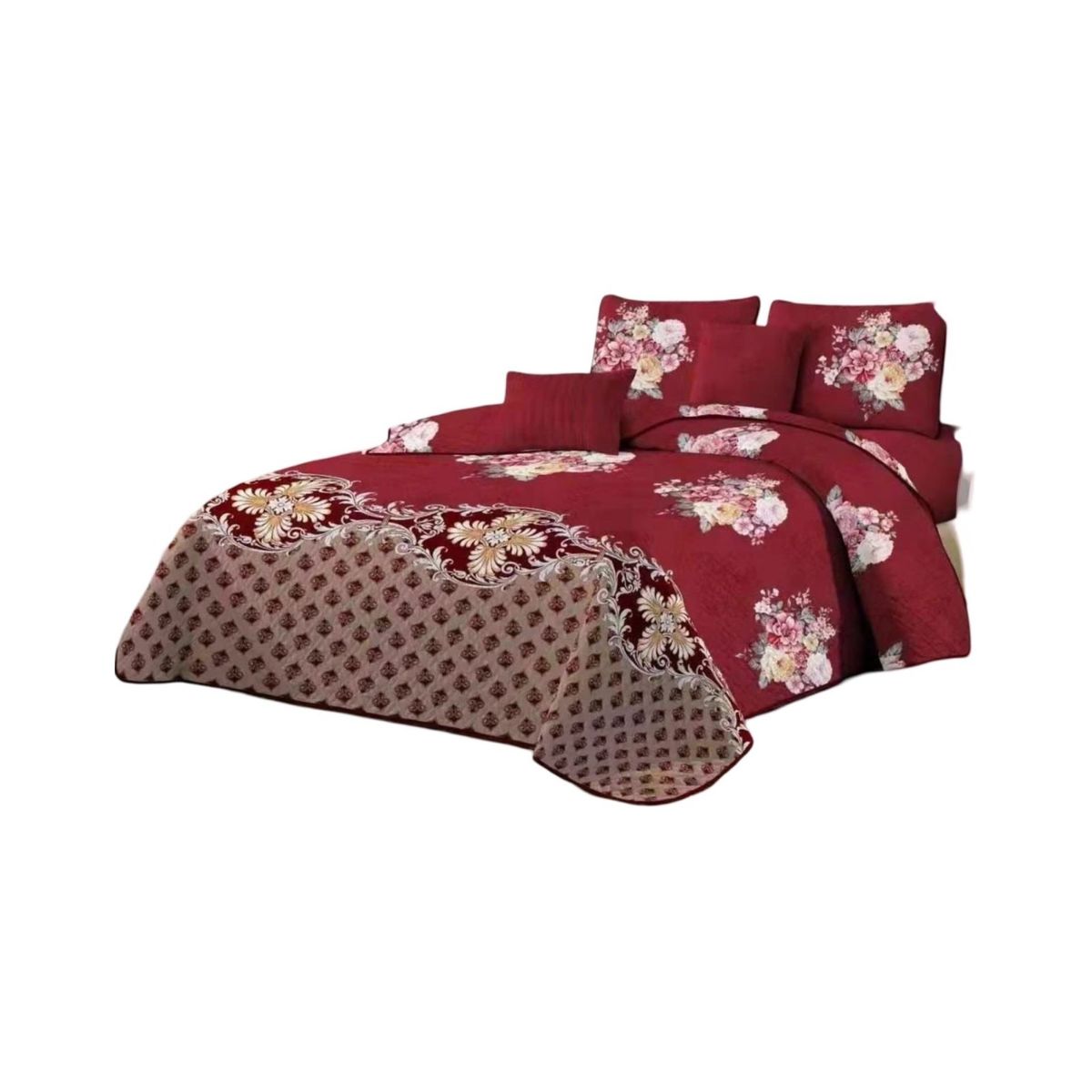 GENERICO - Quilt Reversible de Verano - Diseño Fresco D9
