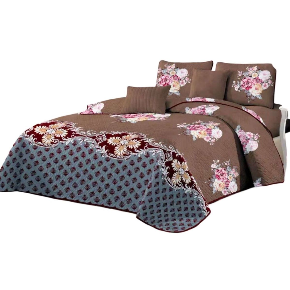 GENERICO - Quilt Reversible de Verano - Diseño Fresco D27