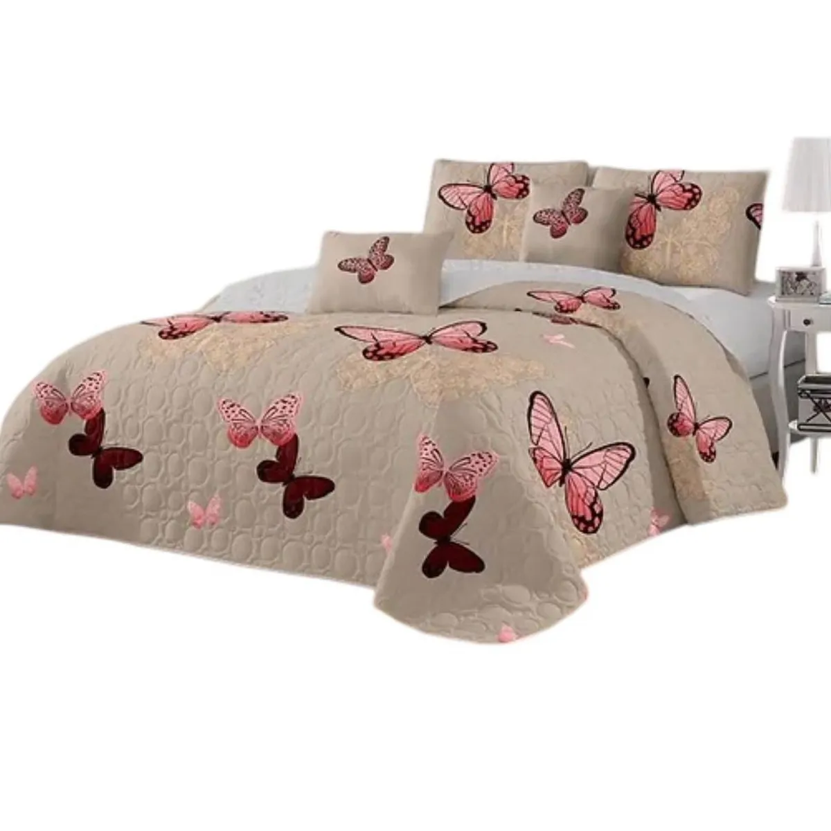 GENERICO - Cubrecama Quilt 2 Plazas Verano - Ligero y Suave E22