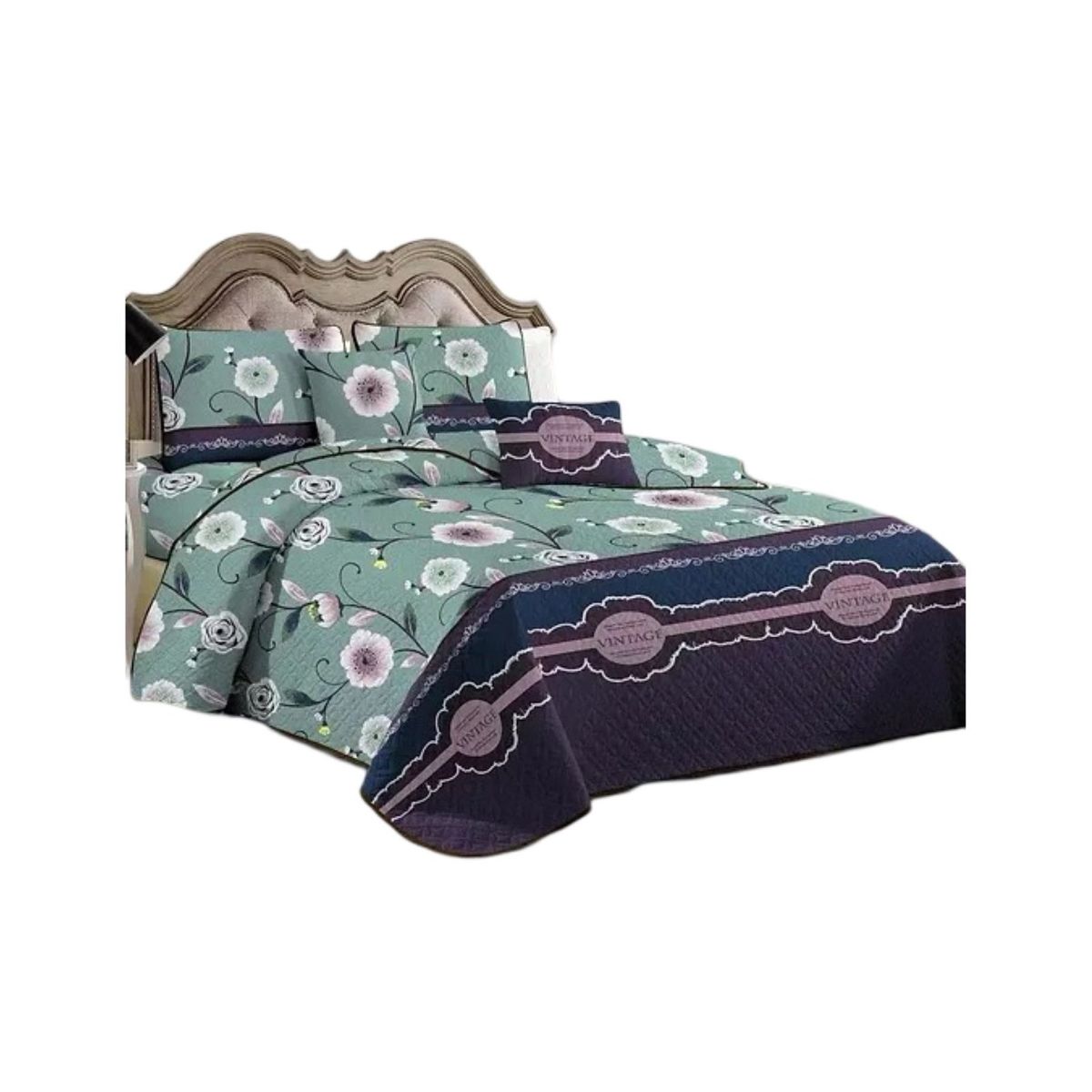 GENERICO - Cubrecama Quilt 2 Plazas Verano - Ligero y Suave E16