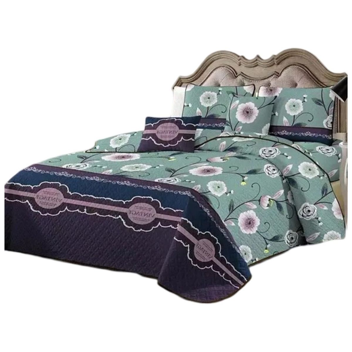 GENERICO - Cubrecama Quilt 2 Plazas Verano - Ligero y Suave E16