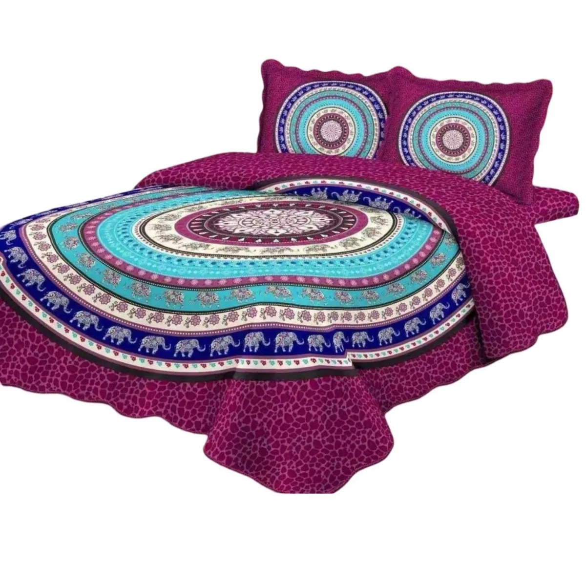 GENERICO - Quilt Verano Reversible - Ligero y Cómodo D26