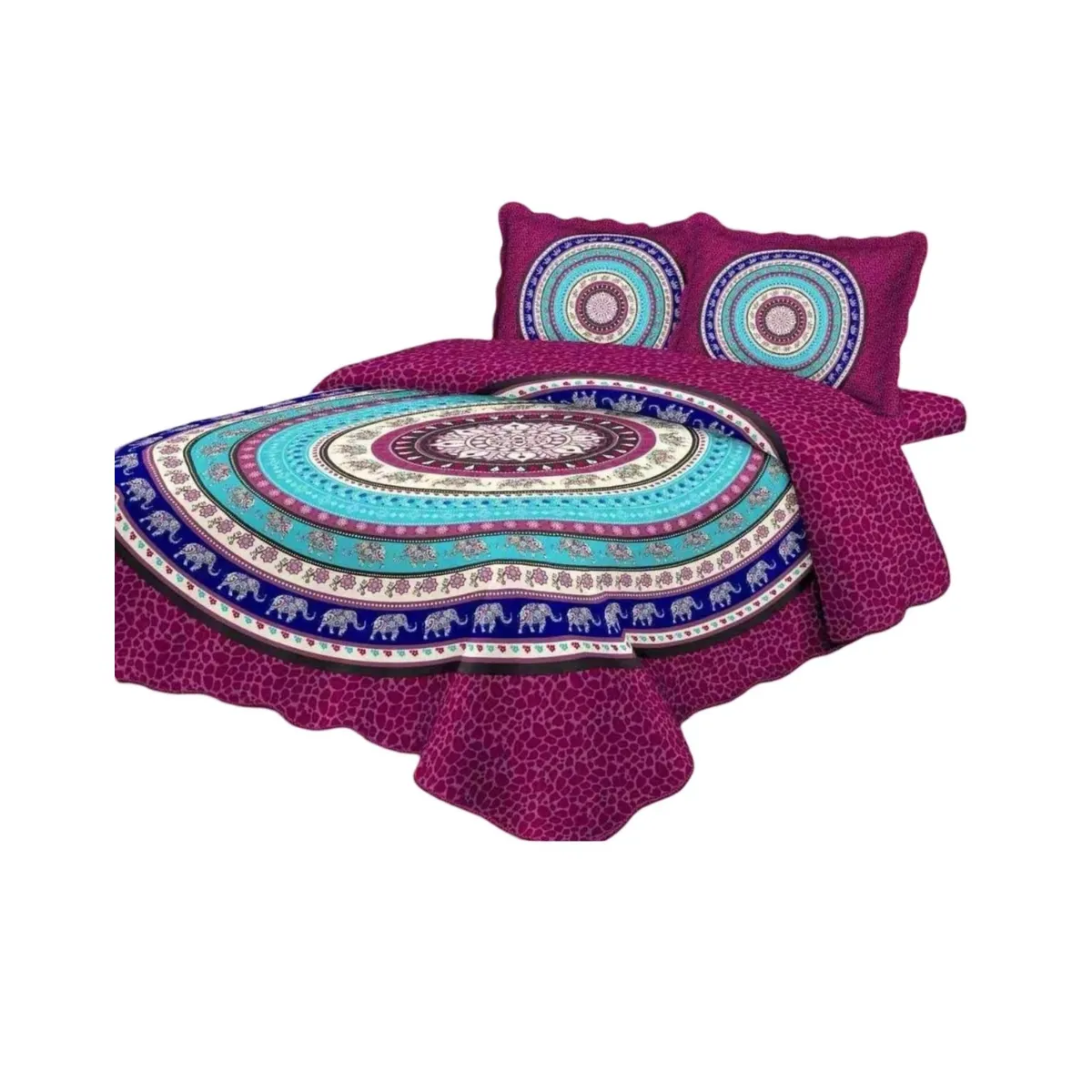 GENERICO - Quilt Verano Reversible - Ligero y Cómodo D26