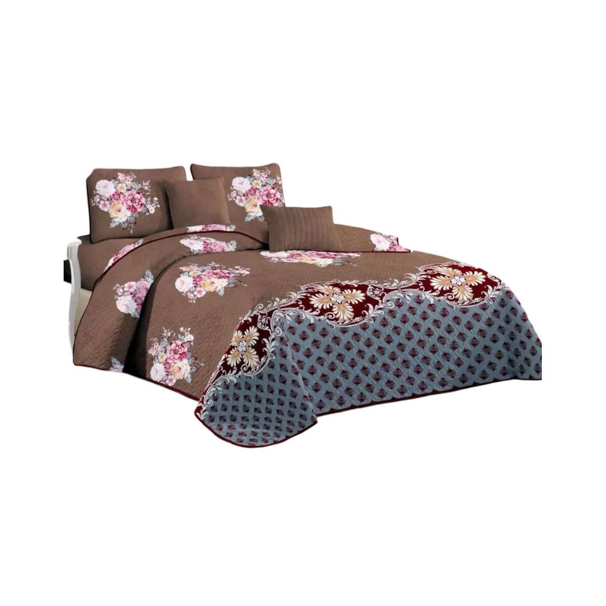 GENERICO - Quilt Verano Reversible - Ligero y Cómodo D27