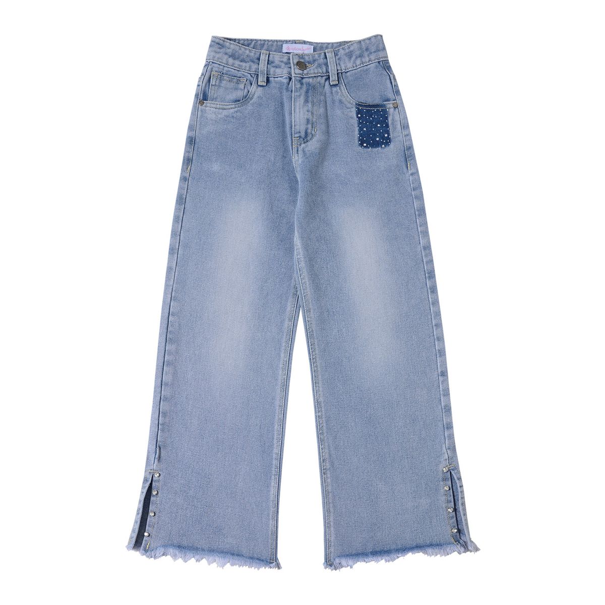 EXCEPTION - Jeans Mezclilla Palazzo Niña Exception