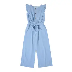 EXCEPTION - Enteriro Largo Mezclilla Liviana Niña