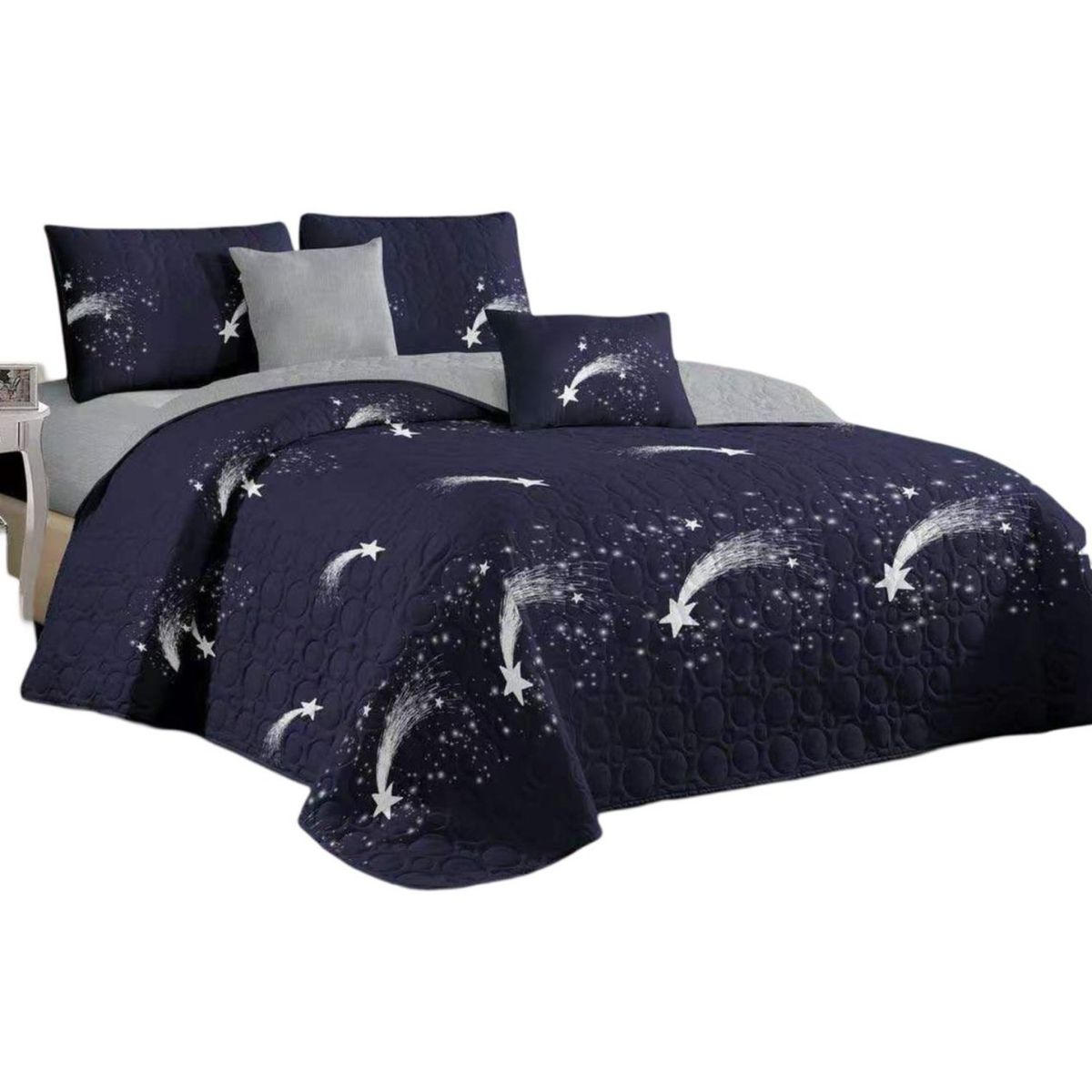 GENERICO - Quilt Reversible de Verano - Diseño Fresco D17