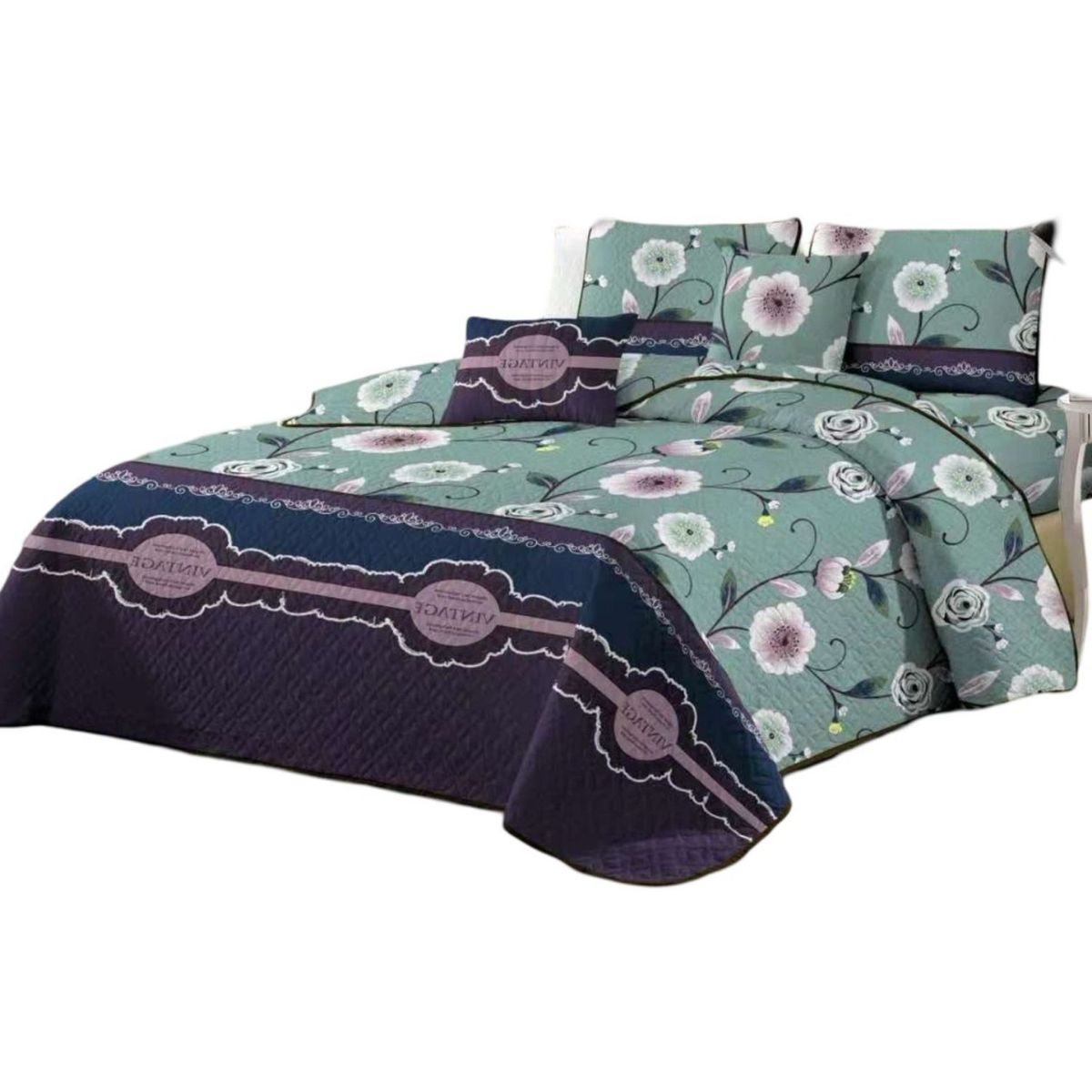 GENERICO - Quilt Reversible de Verano - Diseño Fresco D12