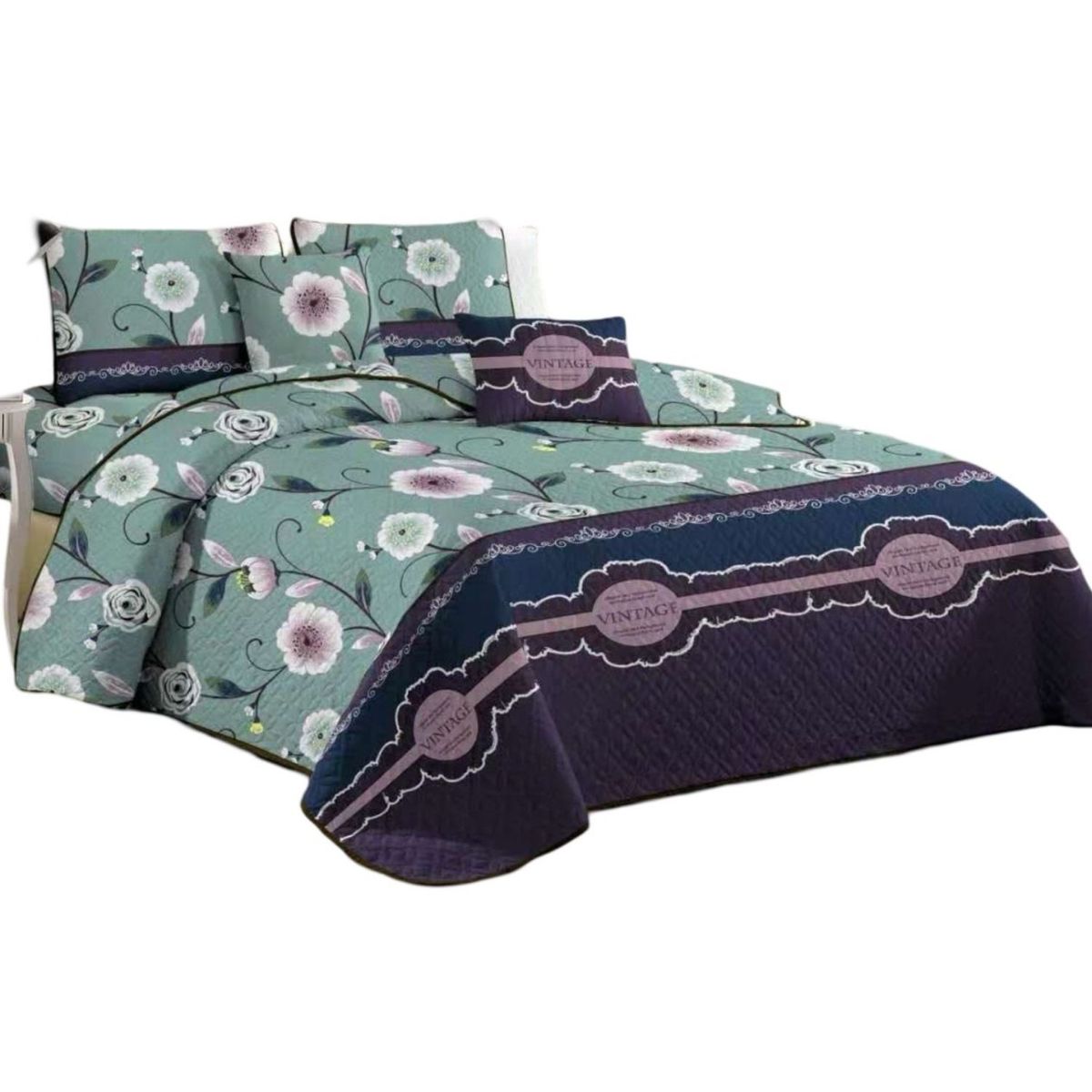 GENERICO - Quilt Reversible de Verano - Diseño Fresco D12