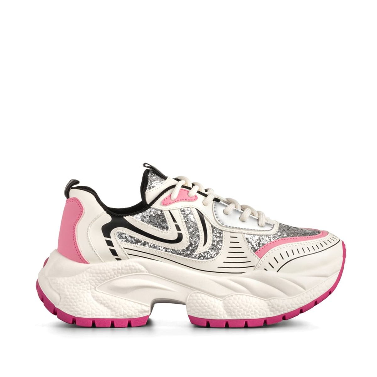 WEIDE - Zapatilla Deportiva Mujer Comfort Glitter Weide TFA208