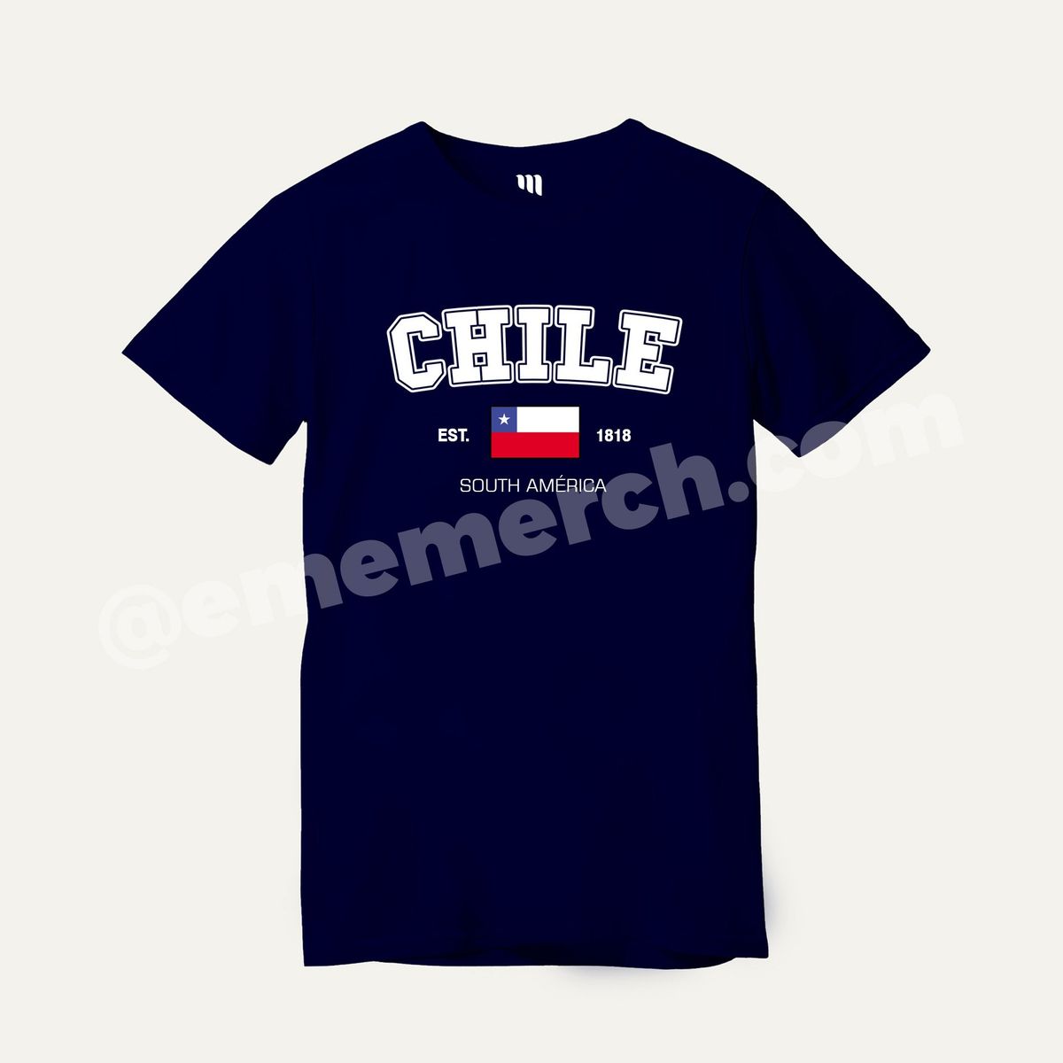 GENERICO - Polera Chile Est. 1818 DECIOCHERA
