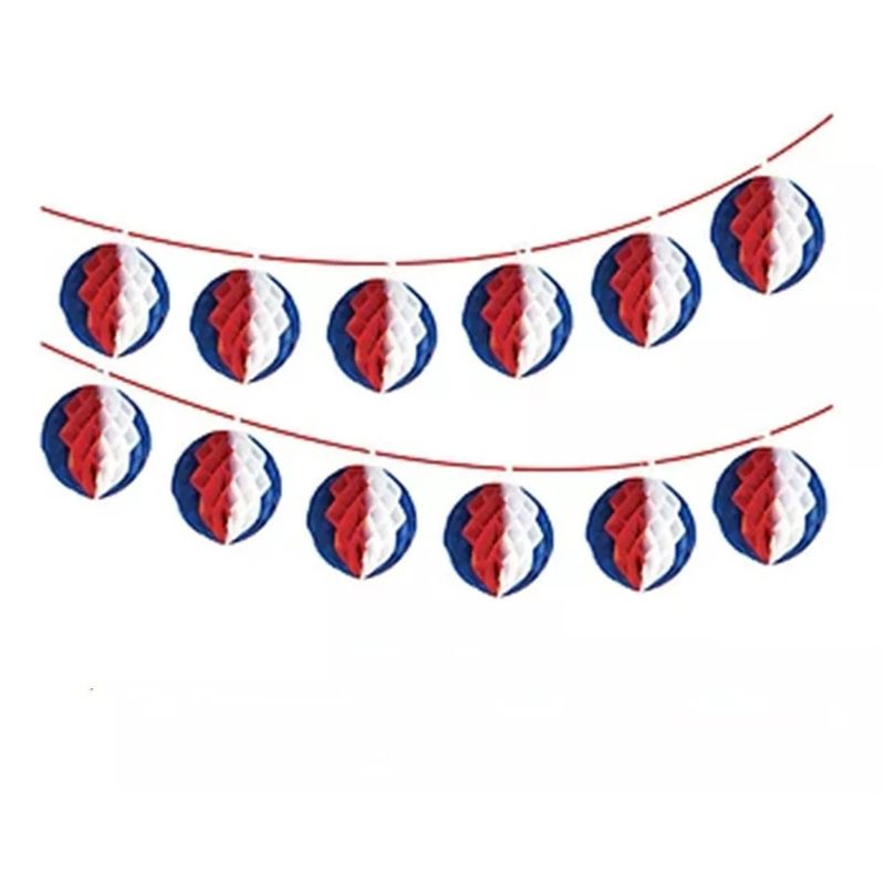 GENERICO - Guirnaldas Adorno Decoración Fiestas Patrias Chile Mediano