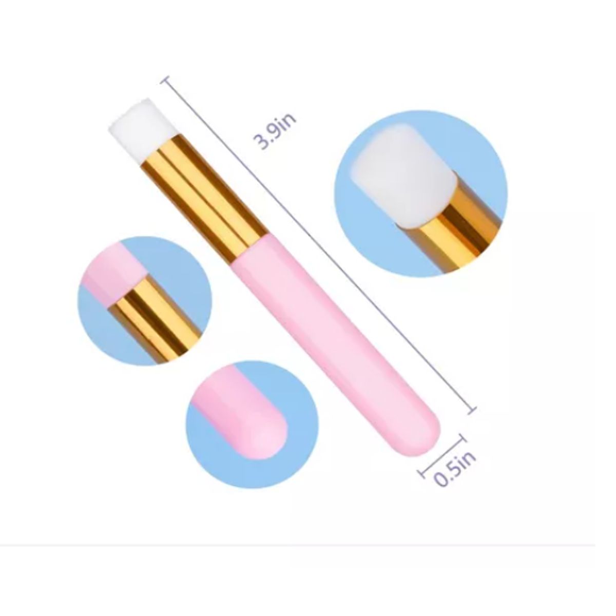 GENERICO - Pack 12 Brochas O Cepillos De Limpieza Para Cejas Y Pestañas