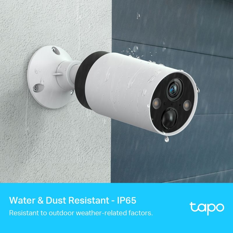 TP LINK - 2 Cámaras WiFi Exterior Inteligente con Batería Tapo C420S2