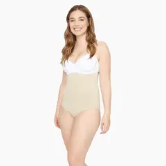 IDEAL FEMIDOM - Calzón Faja con Relleno Efecto Invisible Tiro Alto