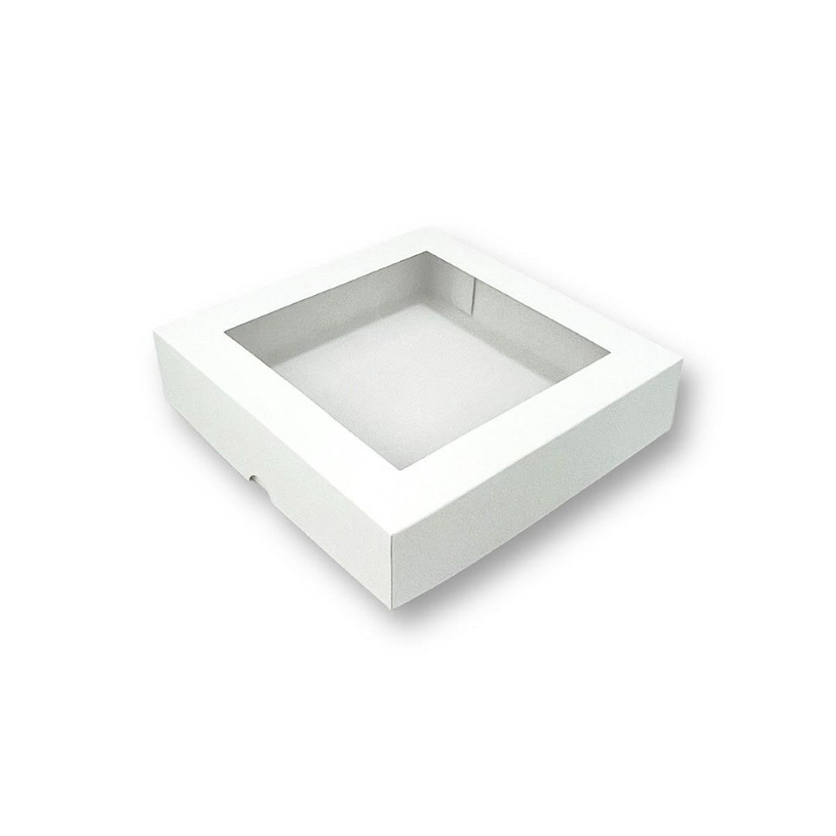 GENERICO - Pack 10 Cajas Para 4 Donas, Berlines O Bombones Con Visor