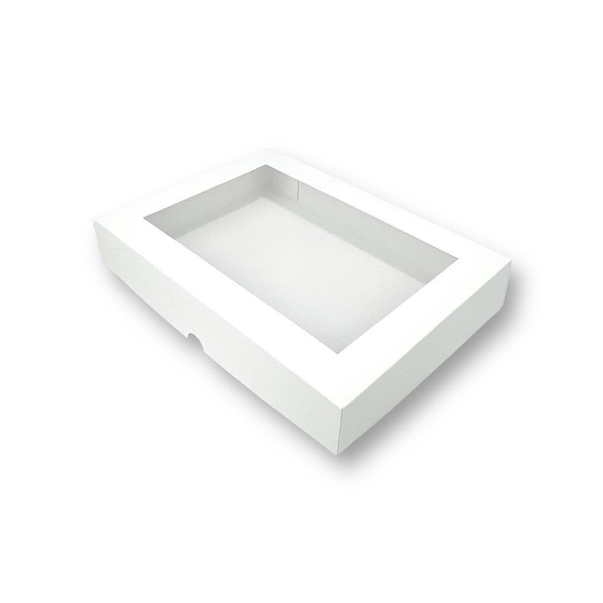 GENERICO - Pack 10 Cajas Para 6 Donas, Berlines O Bombones Con Visor