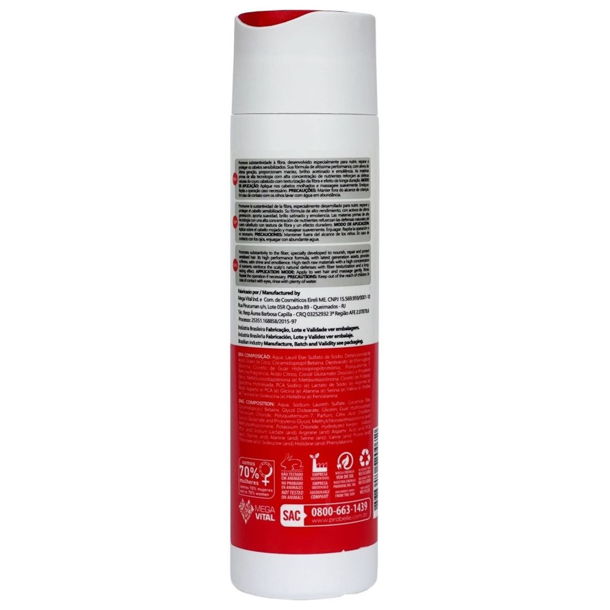 PROBELLE - Shampoo Regenerador Lumino Max 250ml Probelle