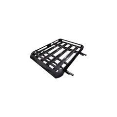 IMPORTCLICK - Parrila Techo Automóvil Aluminio Barras Porta Equipaje Negro