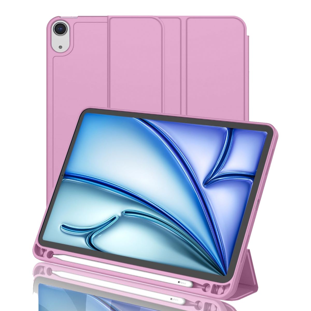 JOIGO - Funda SmartCover Para iPad Mini 6 Con Ranura de Lápiz Lila