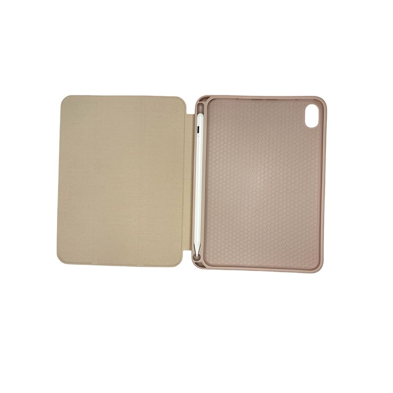 JOIGO - Funda SmartCover Para iPad Mini 6 Ranura de Lápiz Gold Rose