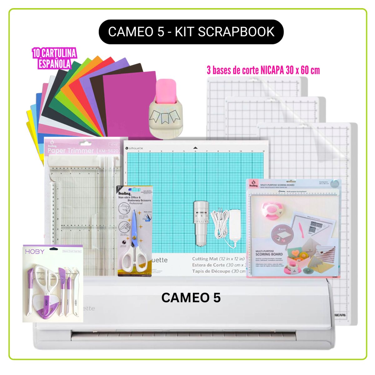 SILHOUETTE - Cameo 5 Silhouette KIT SCRAPBOOK