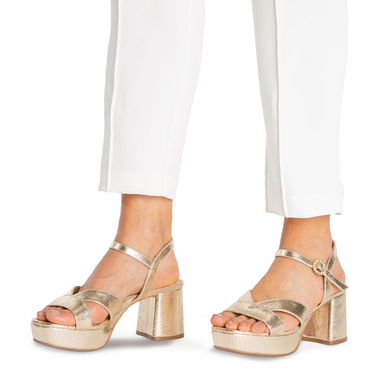 GACEL - Sandalia - Mujer - Valentina - Gacel - Dorado