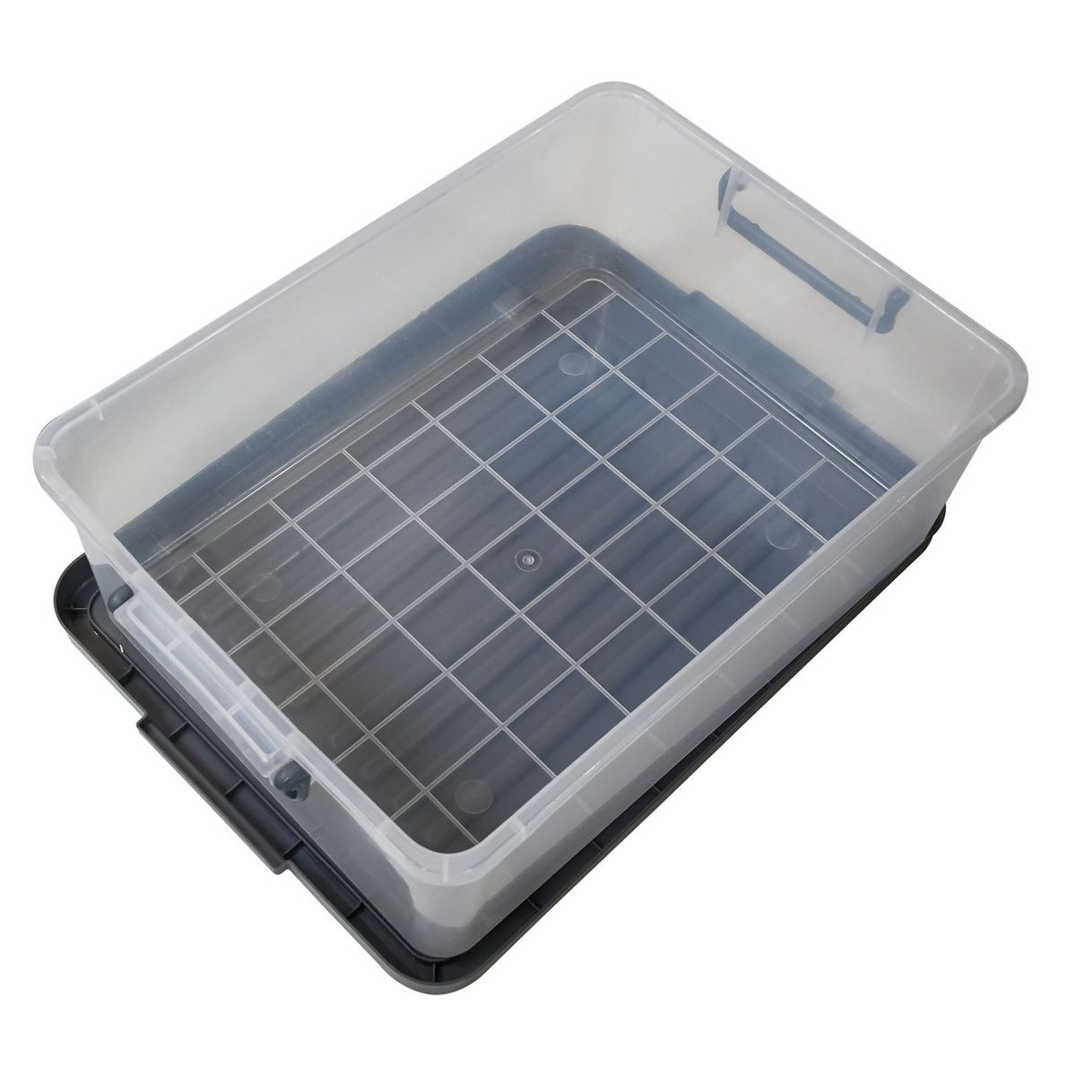 BLOCCARE - Caja Organizadora 28 Litros Transparente