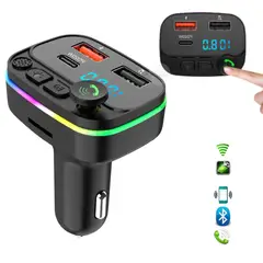 GENERICO - Transmisor Radio Fm Bluetooth Mp3 Usb Cargador Auto