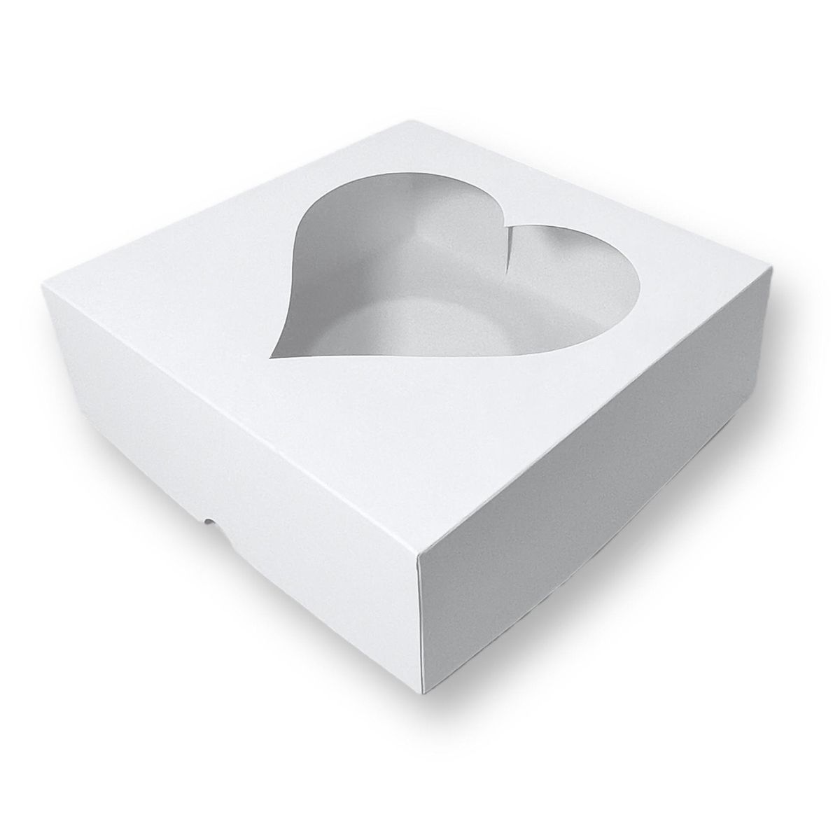 Pack 10 Cajas Con Visor De Corazon Para Desayuno O Dulces, marca GENERICO - Foto Principal