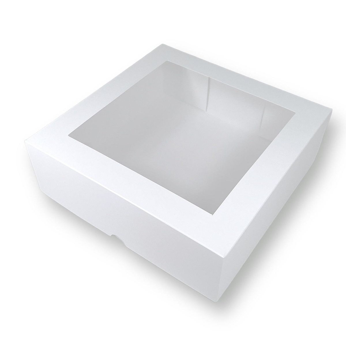 GENERICO - Pack 10 Cajas Con Visor Multiuso, Desayunos, Dulces, Regalos