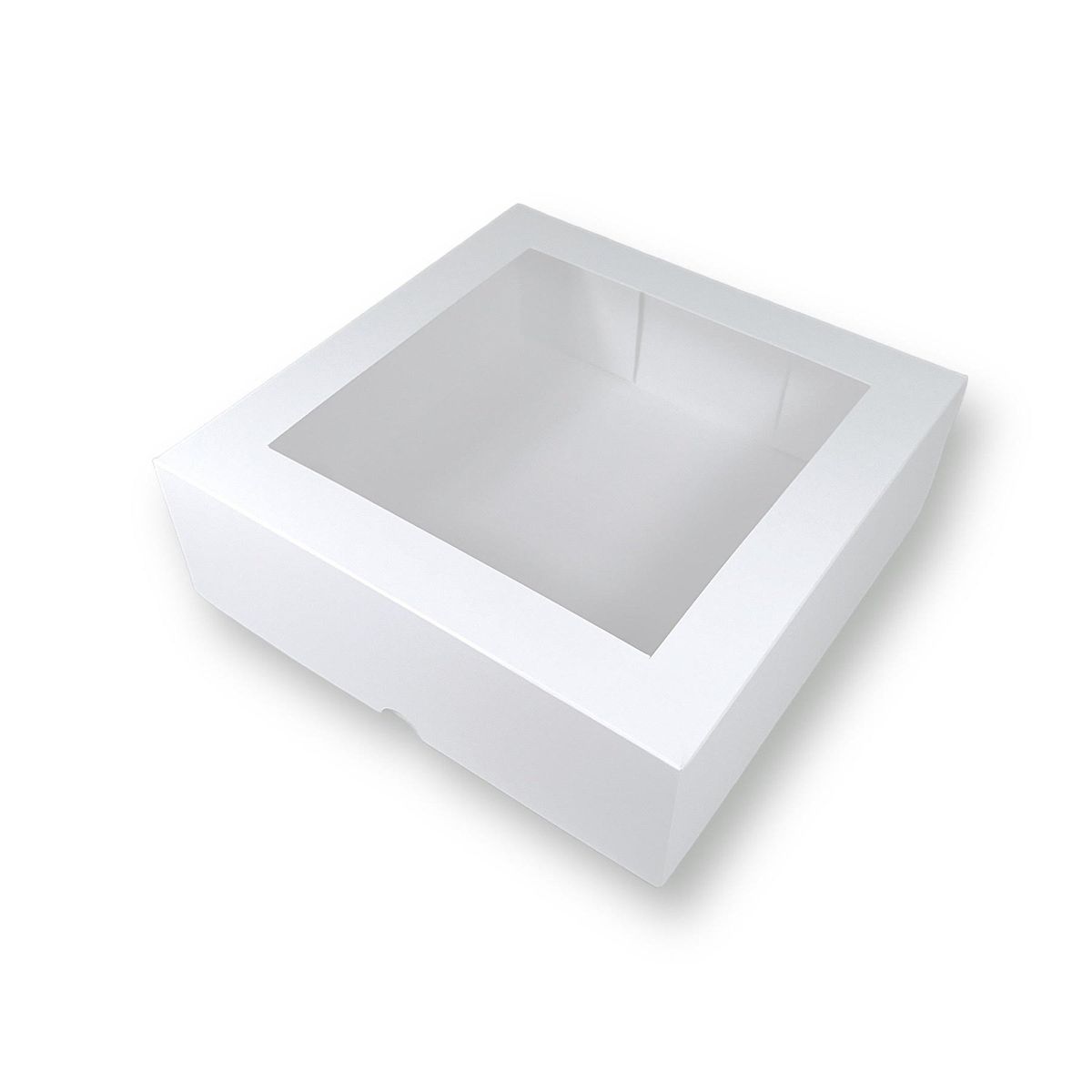 GENERICO - Pack 10 Cajas Con Visor Multiuso, Desayunos, Dulces, Regalos