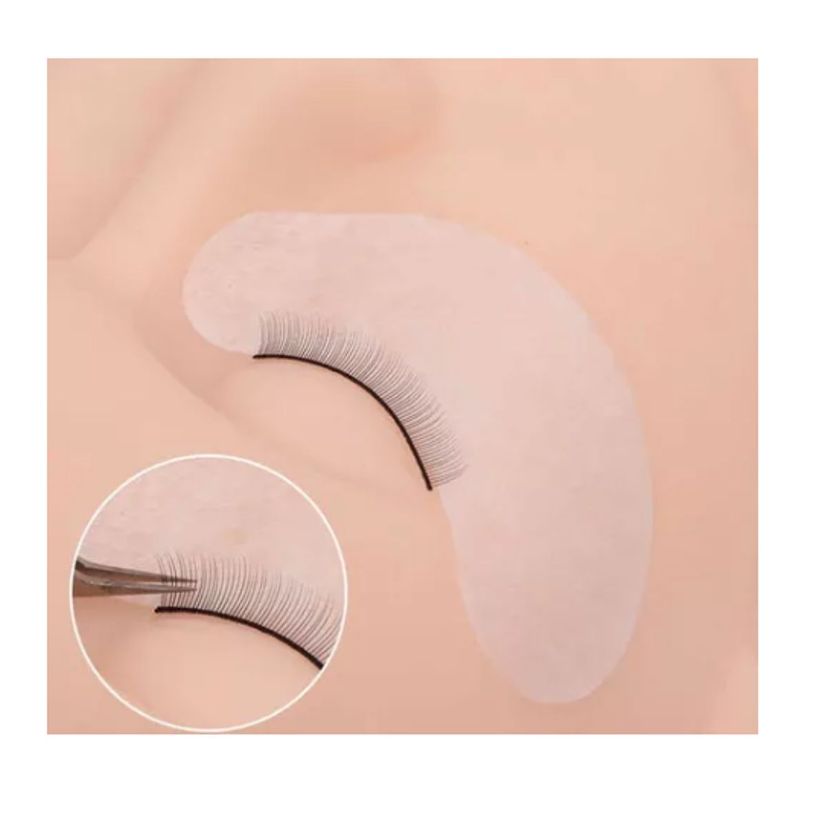 GENERICO - Pack X 3 Cabeza Técnica Práctica Extensión De Pestañas