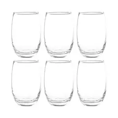 CRISTAR - Set De 6 Vasos Altos Mikonos