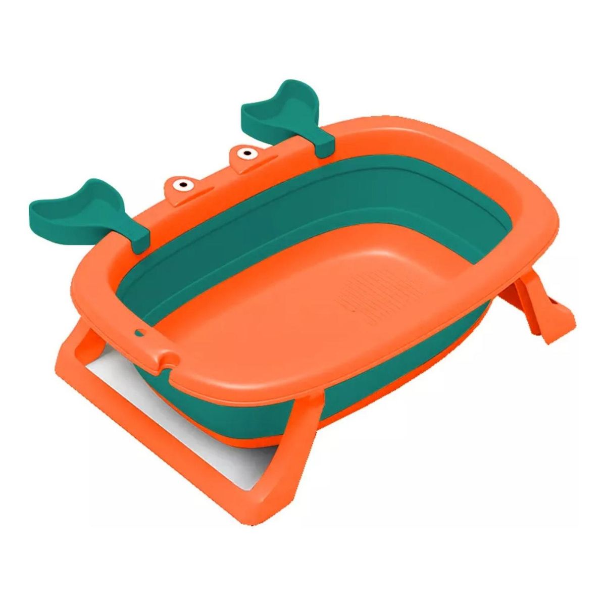 IMPORTCLICK - Bañera Tina Bebé Plegable Malla Reforzada Cangrejo 20 LT Naranja