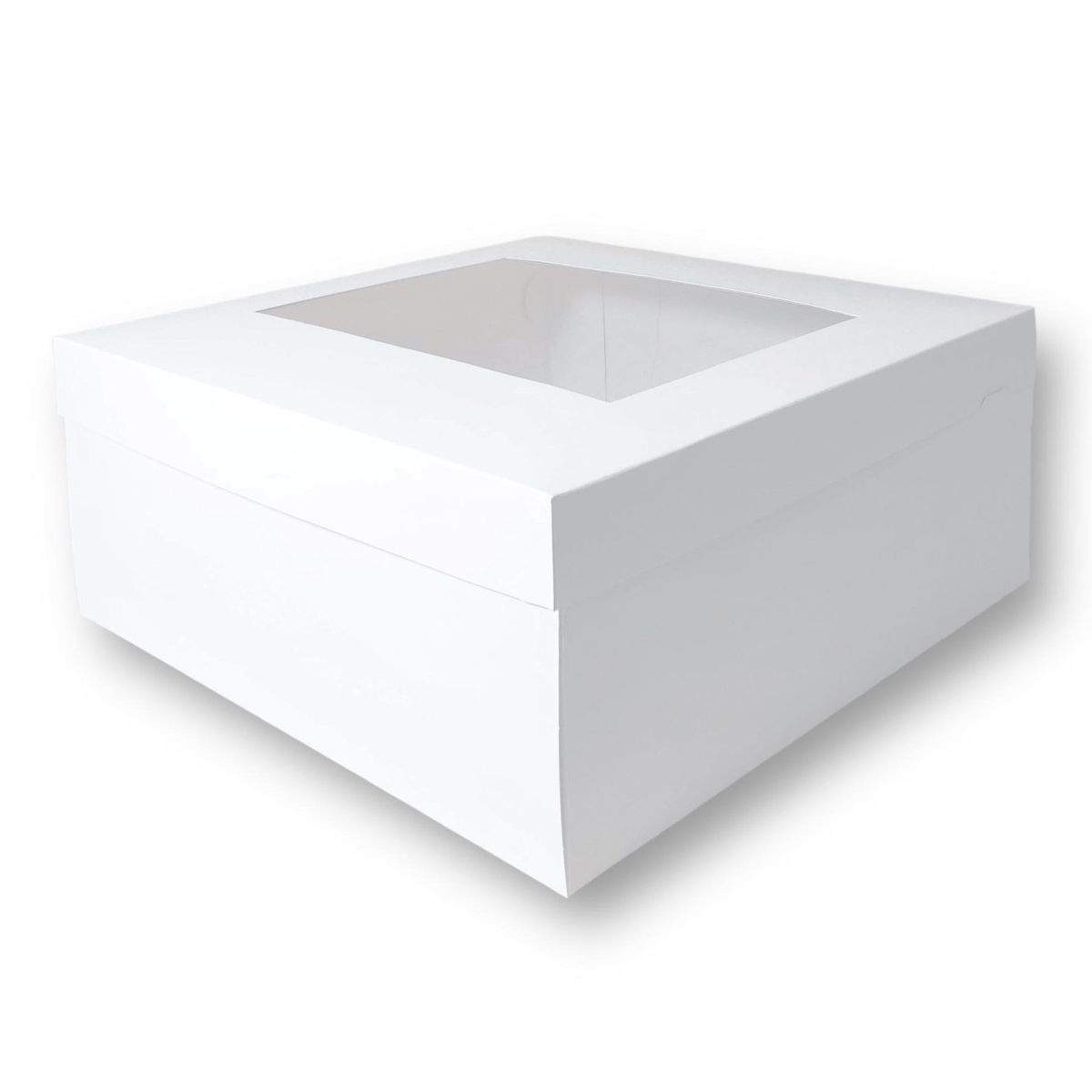 GENERICO - Pack 5 Cajas Para Tortas Extra Grandes 36x36x15cm Con Visor