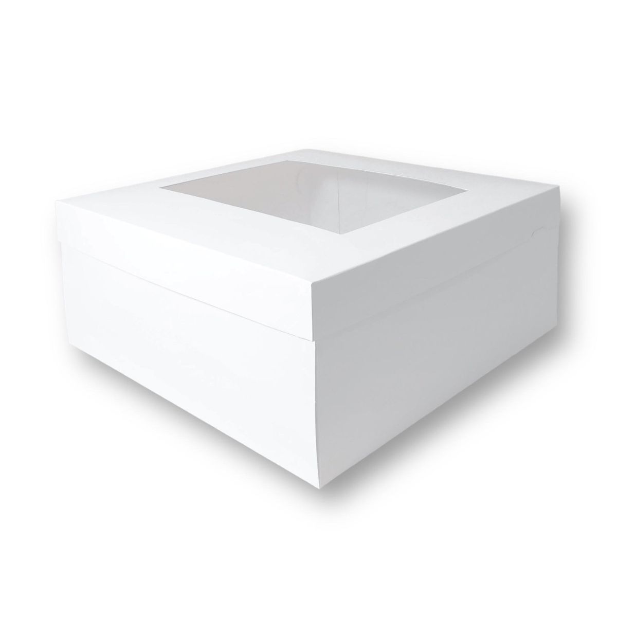 GENERICO - Pack 5 Cajas Para Tortas Extra Grandes 36x36x15cm Con Visor