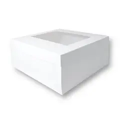 GENERICO - Pack 5 Cajas Para Tortas Extra Grandes 36x36x15cm Con Visor