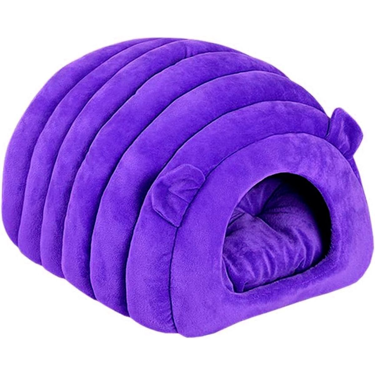 GENERICO - Cama Iglu Gusano para Mascotas Morada