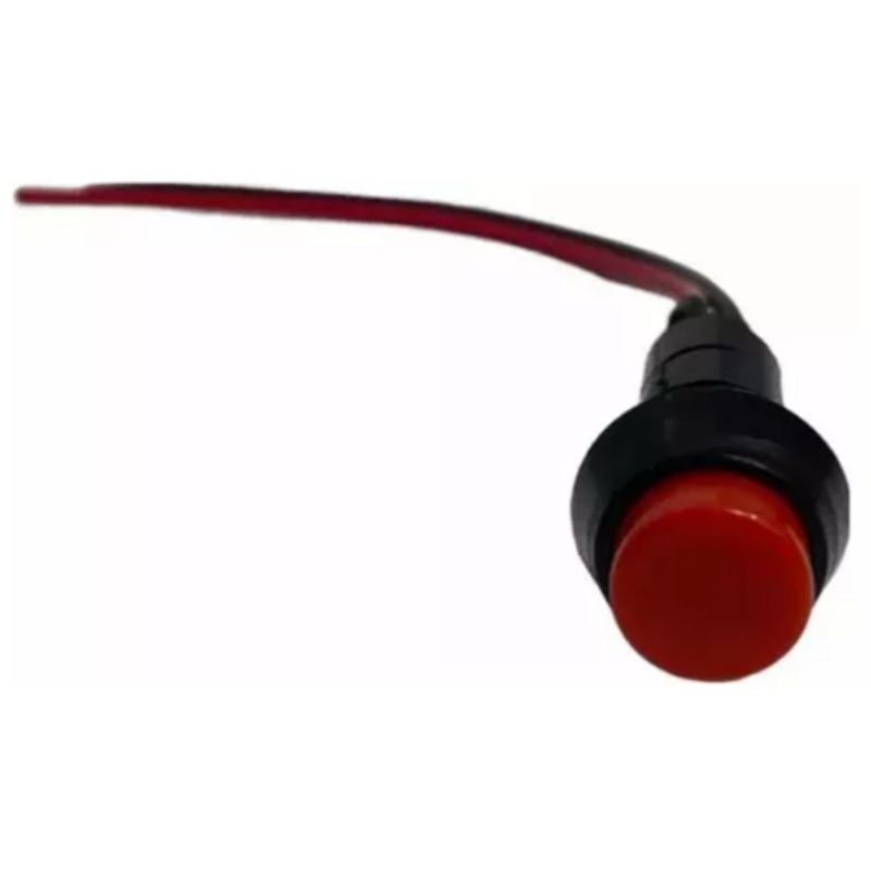 GENERICO - X2 Boton Pulsador Eléctrico Universal 12v Autos Motos
