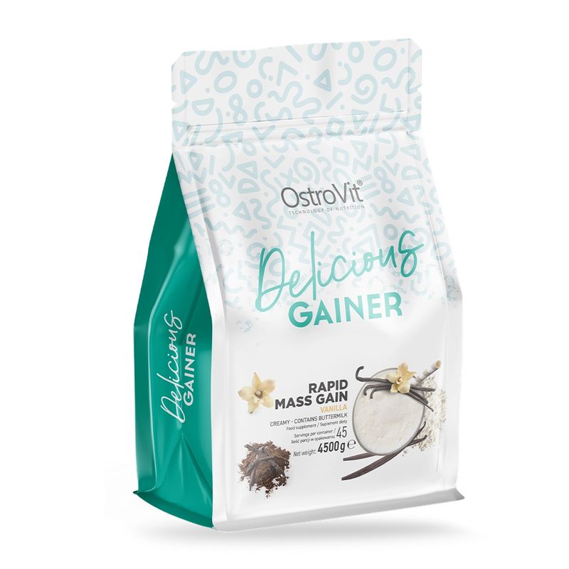 OSTROVIT - DELICIOUS GAINER 4500GR 45 SV VAINILLA - OSTROVIT