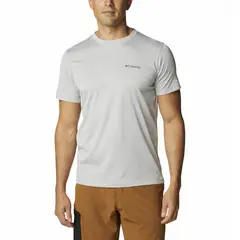 COLUMBIA - Polera Manga Corta Hombre Zero Rules Gris COLUMBIA.-