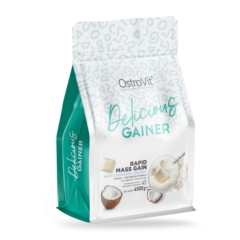 OSTROVIT - DELICIOUS GAINER 4500GR 45 SV WHITE CHOCOLATE COCONUT - OSTROVIT