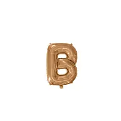 GENERICO - Globo Letra B Oro Rosa 40 pulgadas